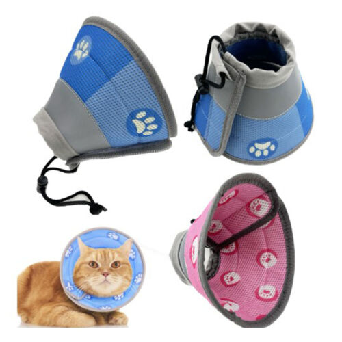 Cat Cone Collar Adjustable Recovery Collar Pet Anti-bite Protective Neck Ring