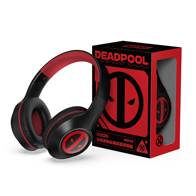 Marvel Iron Man Deadpool Captain America Wireless Noise Reduction Headphone  Gift