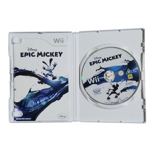 Epic Mickey Nintendo Wii Game Complete Disney Epic Quest PAL Version NOT NTSC - Picture 3 of 3