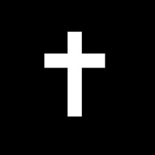 PASSION CROSS Solid Outline Vinyl Decal Sticker - FREE USA SHIPPING