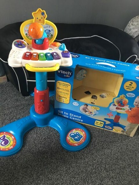 vtech sit and stand music centre