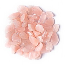 1/4 lb Small Tumbled Rose Quartz Gemstones Crystals for Jewelry Pink Gem Rocks