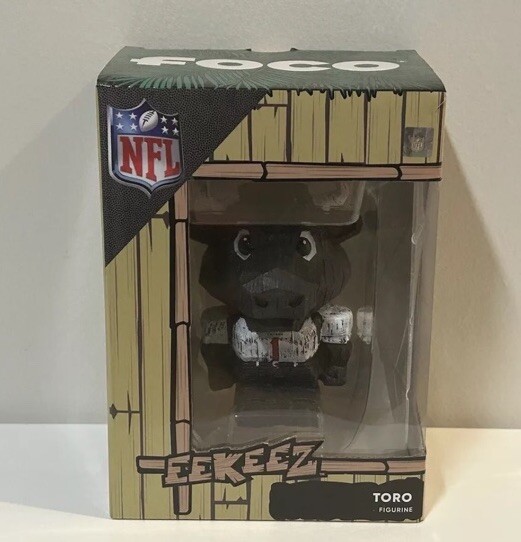 TORO Houston Texans Mascot 2017 NFL Eekeez Figurine Limited Edition New*