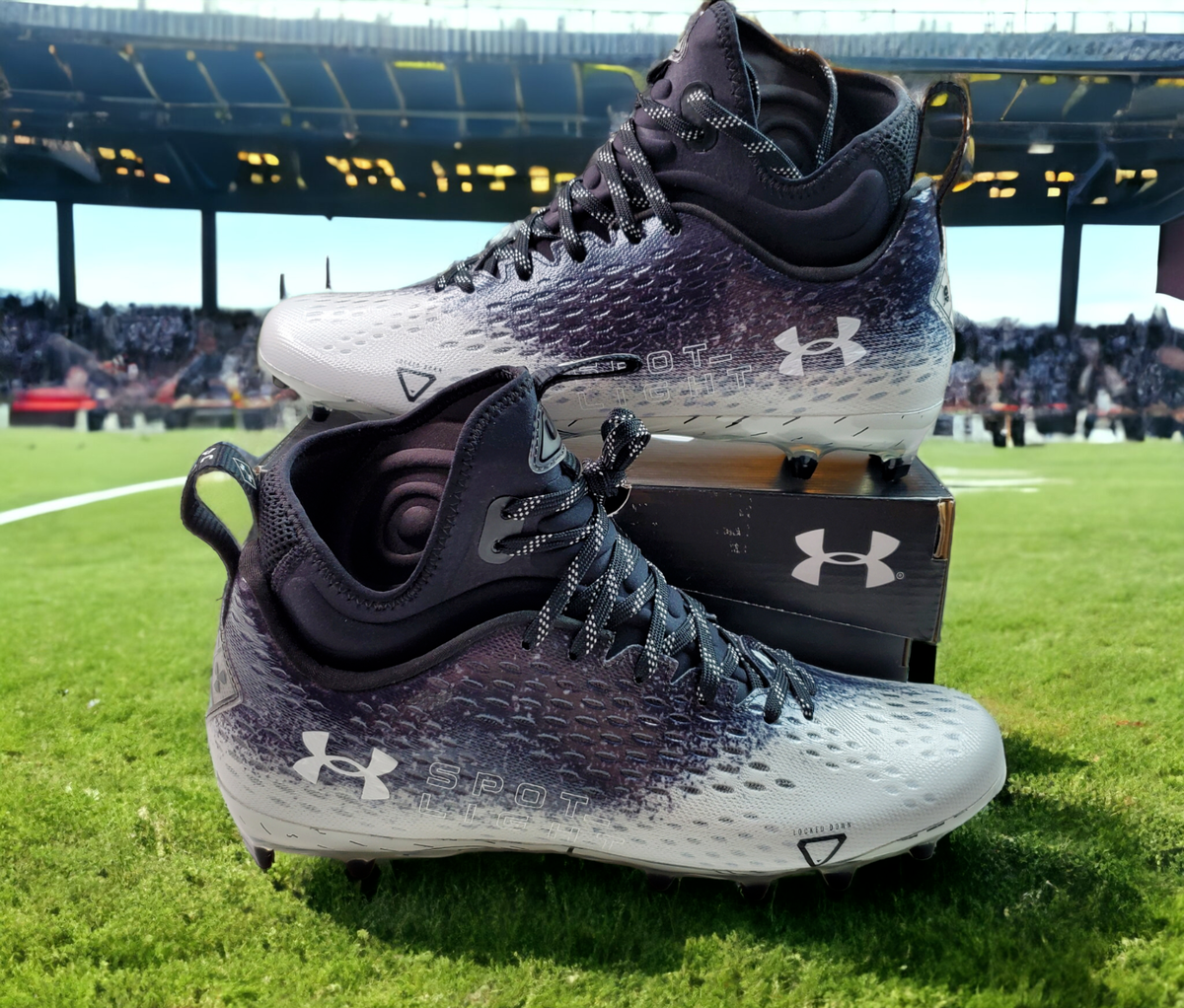 Under Armour Football Cleats Spotlight Lux MC 2.0 Black Under Armour Football Cleats Spotlight Lux MC 2.0 Black