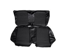 1966 Ford Mustang Coupe Standard Black Rear Bench Seat Upholstery