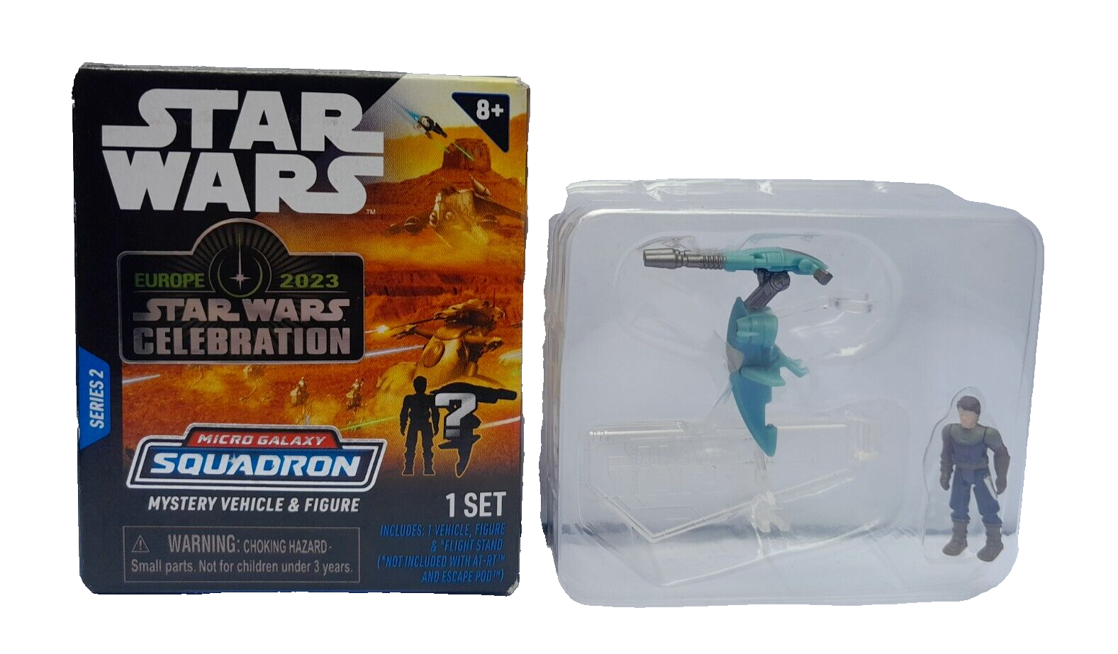 STAR WARS MICRO GALAXY SQUADRON ANAKIN CHASE VEHICLE & FIGURE NEW IN OPENED BOX