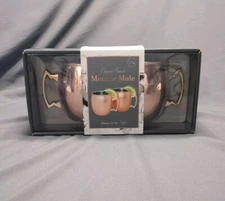 NEW Moscow Mule 20oz Copper Finish Mug Set of Two Share It In Style
