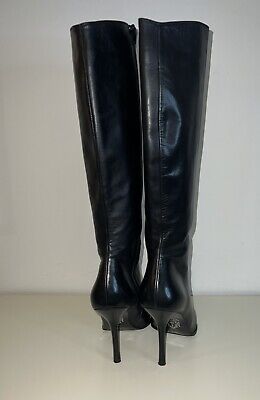 Women's Cesare PACIOTTI Black Leather Pointed Toe Heeled Women's Cesare PACIOTTI Black Leather Pointed Toe Heeled