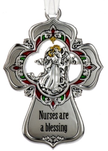 Metal Christmas Cross Tree Ornament YOU CHOOSE! Family Members Christian NEW! - Picture 14 of 20