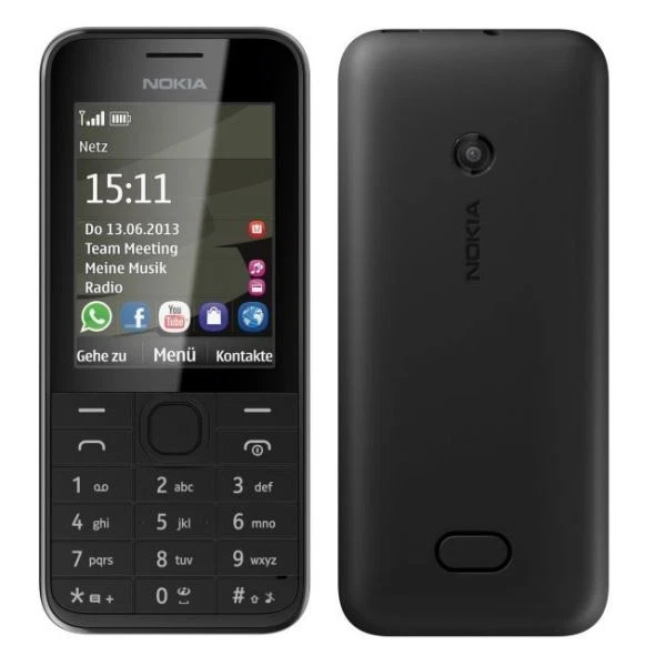 Original Nokia 208 Dual SIM 1.3MP Camera Bluetooth MP3 3G Unlocked Mobile Phone - Image 4 of 4