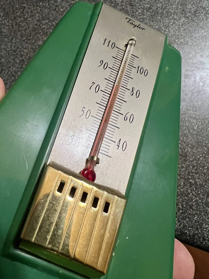 Vintage Mid-Century Atomic Retro 50’s 60’s Thermometer Taylor Rochester ~RARE~ - Image 2 of 4