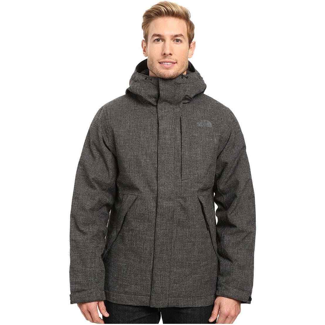 The North Face Tweed Stanwix Jacket Insulated Hooded Waterproof Sz