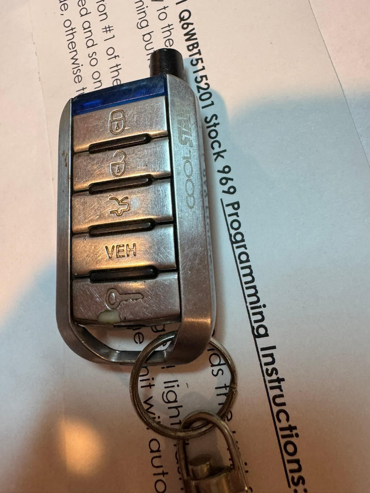 Cool Start Q6WBT515201 Remote Car Starter OEM Alarm Keyless Key Fob Crimestopper