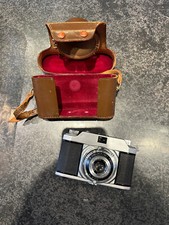 Lacon C 35mm Film Camera, S-Lacor 45mm f3.5 Lens w/ Leather Case