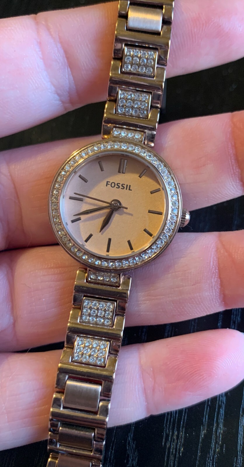 Fossil Karli Mini Three-hand Pastel 