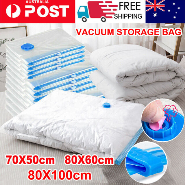 Vacuum Storage Bags Space Saver Seal Compressing Medium Large for Cloth Quilt