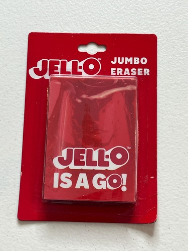 Jello Jumbo Eraser Novelty Kids School Supplies Gift Art Office Supply Red
