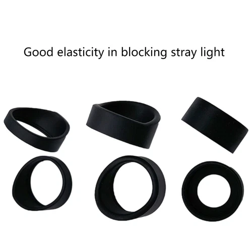 Soft Rubber Microscope Eyepiece Eye Cover 28-37mm Eyes Guard Cups for Binoculars - Picture 3 of 18