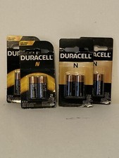 Duracell  N  1.5v Batteries In Packages Outdated Lot Of 4 pks.