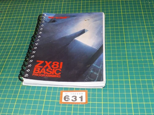 Sinclair ZX81 BASIC Programming Manual Book Spiral bound user guide