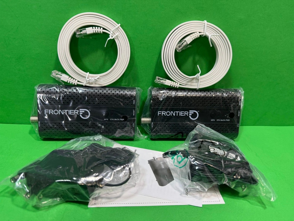 2 PACK - FRONTIER FCA252 MoCa 2.5 Ethernet Network Adapter BRAND