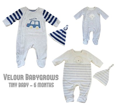 baby grow and matching hat