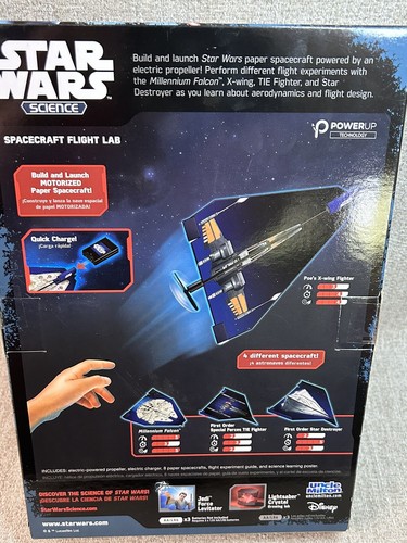 Kit de laboratorio de vuelo de nave espacial Tío Milton edades 8+ avión de juguete Fly Falcon Star Wars - Imagen 2 de 6