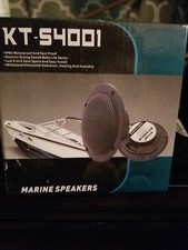 Car Boat Waterproof Marine Speakers 2-Way Full Range Audio Stereo Sound...