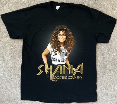 Concert Shirt Collection: Shania Twain Rock This Country Tour Size