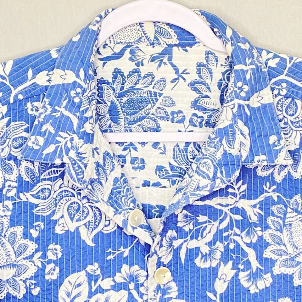 Chaqueta Reverible Acolchada Nomadic Traders Pequeña Ligera Floral Doble Bolsillos Foto 3 de 4