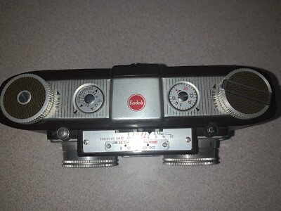 Kodak Stereo 35mm Film Camera with 35mm f/3.5 Lens AS-IS for PARTS or REPAIR V20