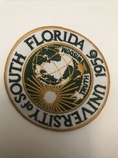USF University Of South Florida Rare Embroidered Iron On Patch 3" x 3"