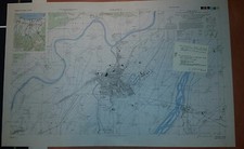 1945 US Army Karte Stadt Plan Von Takaoka, Toyama Prefecture, Honshu, Japan 1 :