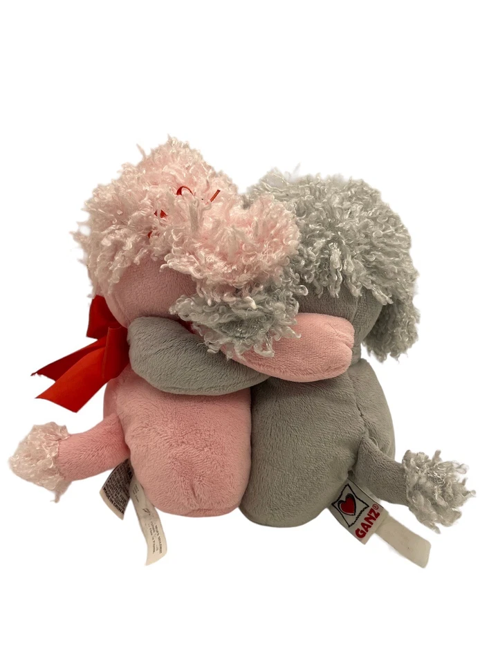Ganz 7” Poodle Hugs “Oooh La La” Stuffed Animal Plush Love Hearts Valentines - Image 4 of 4