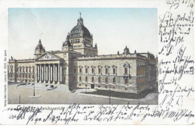 Postcard Leipzig-Reichsgericht - 1901-publisher: Albin Eckardt in Leipzig-R. No 5222