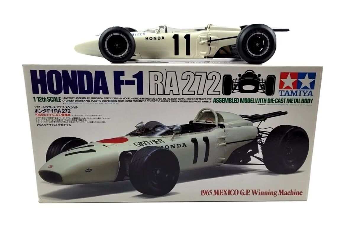Tamiya 1/12 Honda F-1 RA272 1965 Mexico GP Winning Machine Tamiya 1/12 Honda F-1 RA272 1965 Mexico GP Winning Machine
