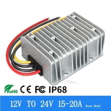 DC DC Converter 12V 24V Boost Module 20A 480W Step-Up Power Supply 9-20V Input