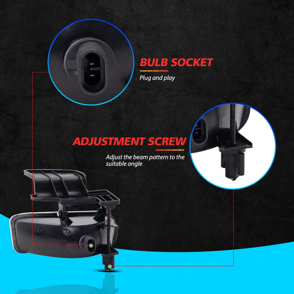 Fog Lights for 1999-2002 Chevy Silverado 2000-2006 Chevy Suburban/Tahoe Clear Foto 4 de 4