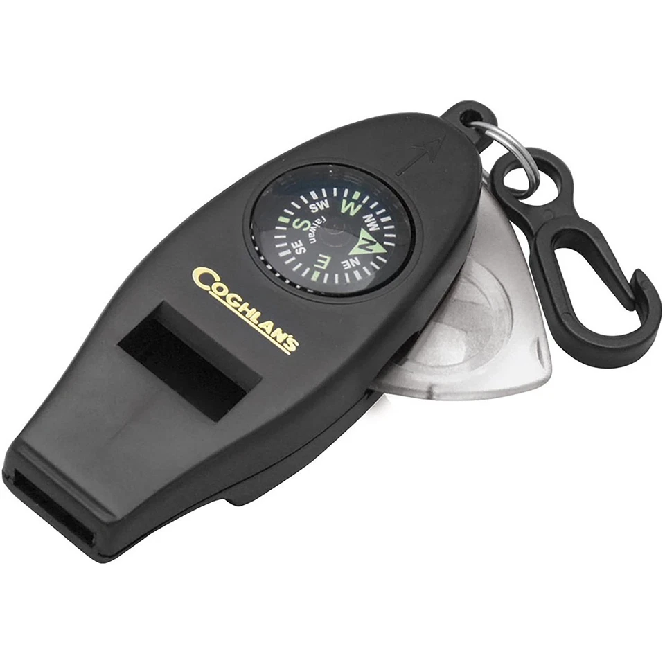 Coghlan's Four Function Camping Emergency Whistle Compass Thermometer Magnifier - Image 2 of 3