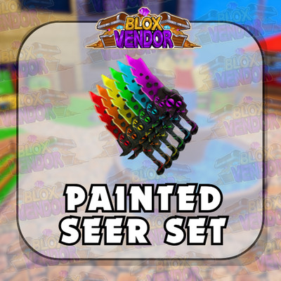 Murder Mystery 2 MM2 | Painted Seer Set | Godly Knives and Guns