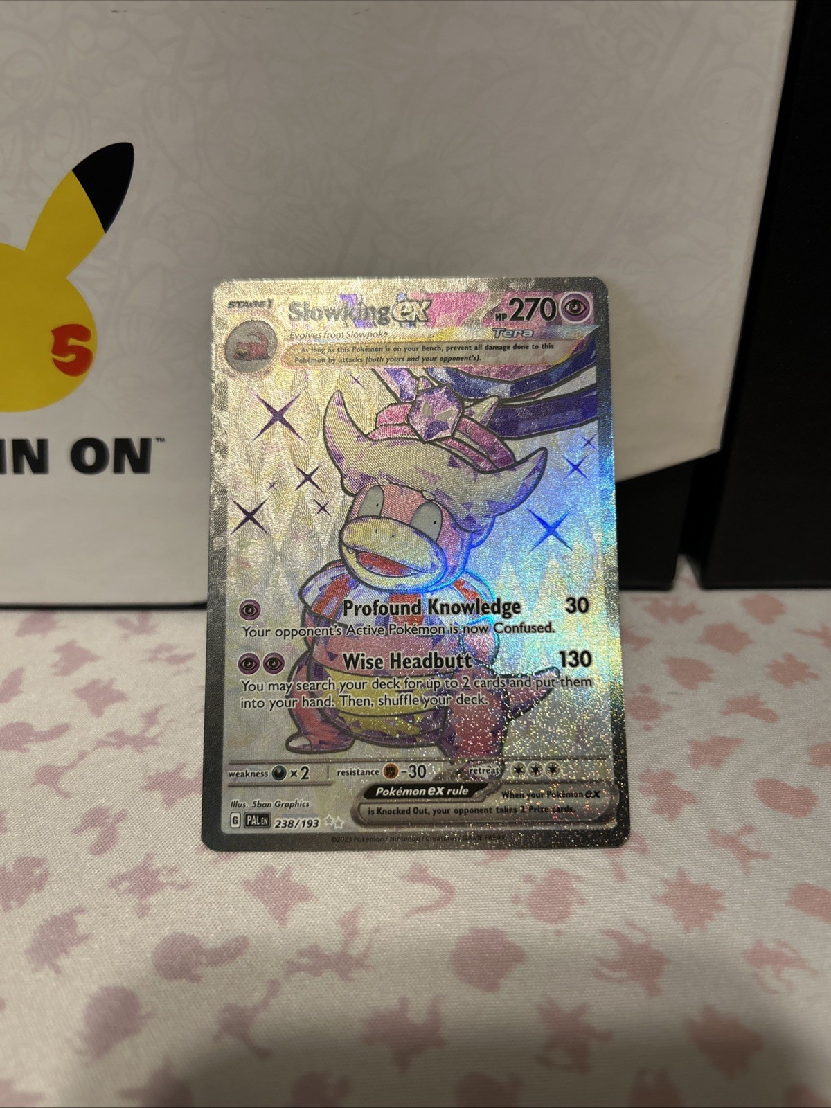 slowking ex pokemon card value Amazon.com: Pokemon - Slowking ex 238/193 - Paldea Evolved - Tera