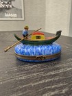 Limoges France French Home Venetian Gondola Gondolier Box Mask Interior 026 750
