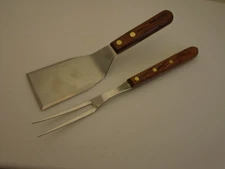 Dexter Set 85849 4X3 Hibachi Grill BBQ Spatula and 13.5in Fork S2896 Factory2nd