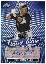 Nick Gonzales 2021 LEAF METAL DRAFT MLB PROSPECT AUTOGRAPH CARD /20 Pirates AUTO