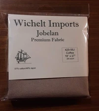 Wichelt Imports Premium Jobelan Fabric for Cross Stitch 18 x 27 Coffee Brown