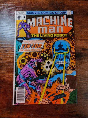 Marvel Comics Presents Machine Man The Living Robot Ten-for The Mean Machine
