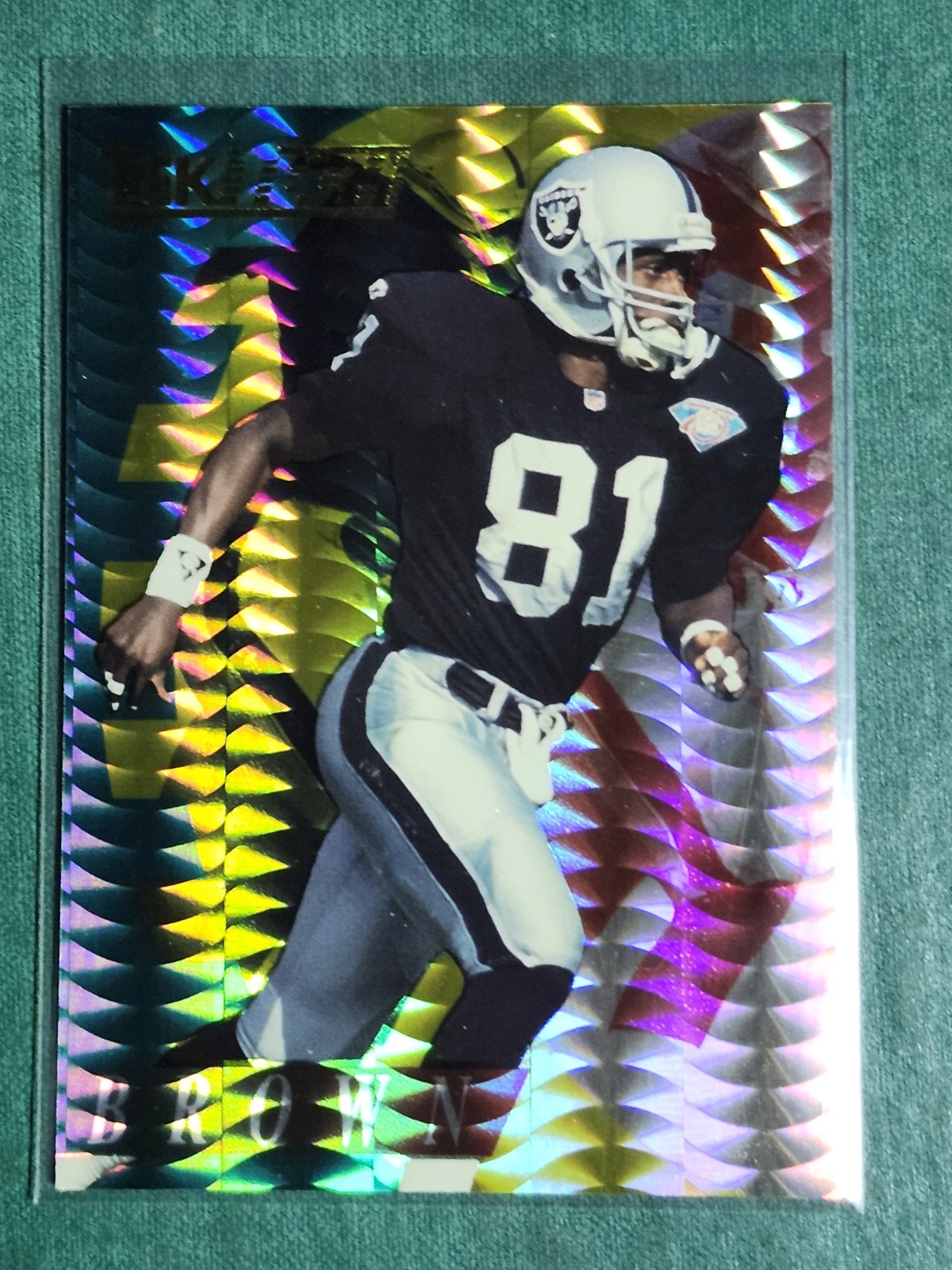 1995 Collector's Edge Excalibur Tim Brown TekTech #NNO