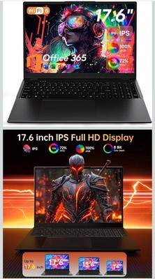 Jumper 17,6 inch Laptop 16 GB RAM 640 GB N95 Intel Celeron 3,4GHz Win 11 WiFi 6