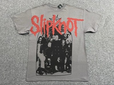 Slipknot Band T-Shirt Adult Size Large Double Sided Graphic Metal Hot Topic NWT