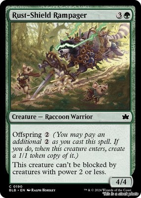 MTG Rust-Shield Rampager [BLB - 190] NM